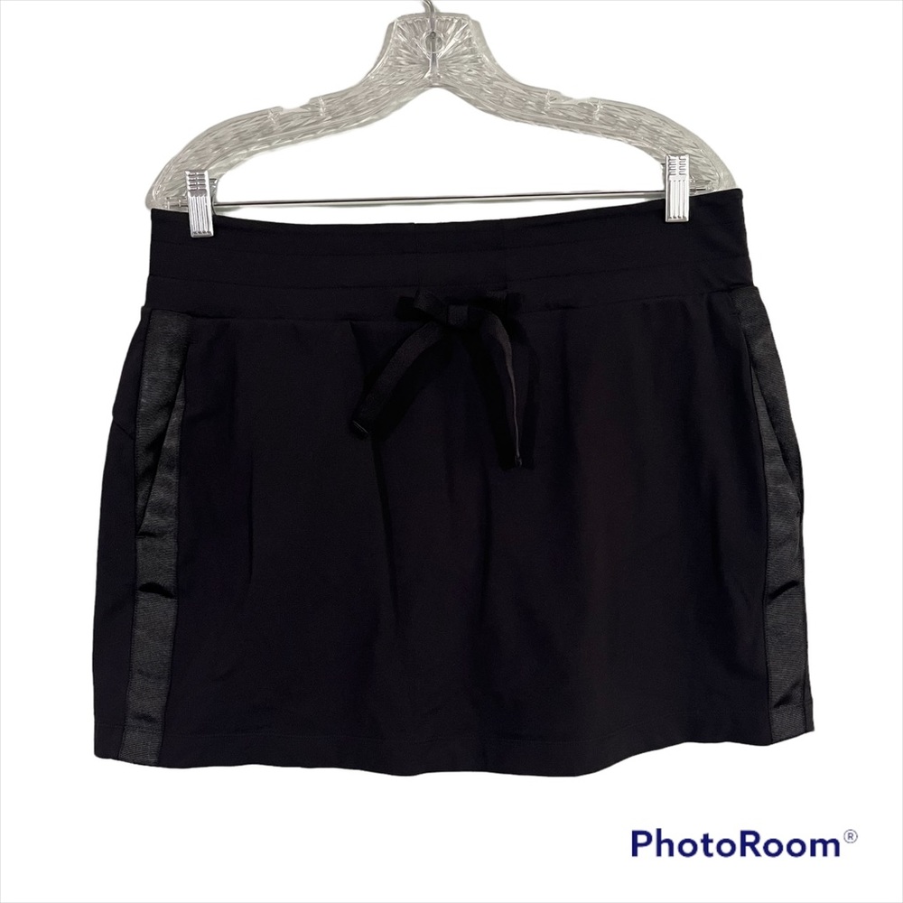 Athleta size Large black mini skort - Picture 1 of 8